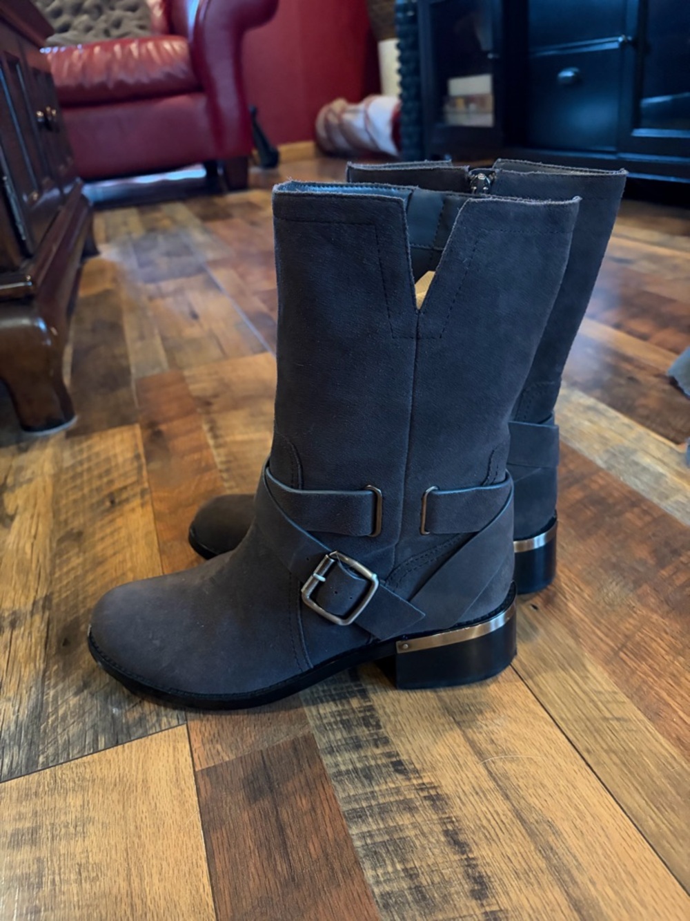 Women’s Vince Camuto Gray Mid-Calf Boots